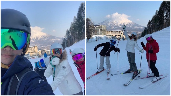 咘妞、小V寶、Jasper星二代夯滑雪！徐若瑄：「現在的小孩好幸福！」