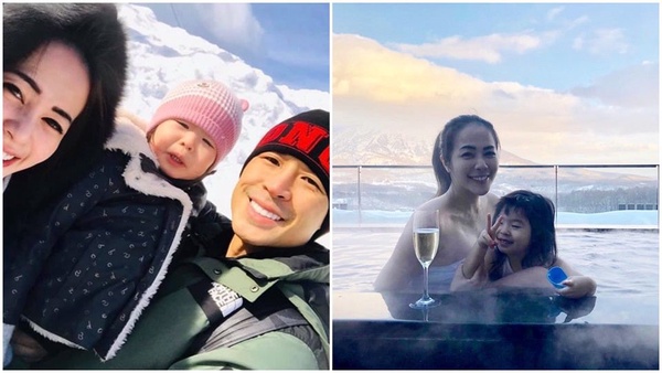 咘妞、小V寶、Jasper星二代夯滑雪！徐若瑄：「現在的小孩好幸福！」