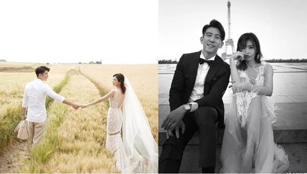 賈靜雯、唐嫣、陳妍希婚紗照被讚翻！不僅高甜，她們的婚紗髮型自然又有仙氣