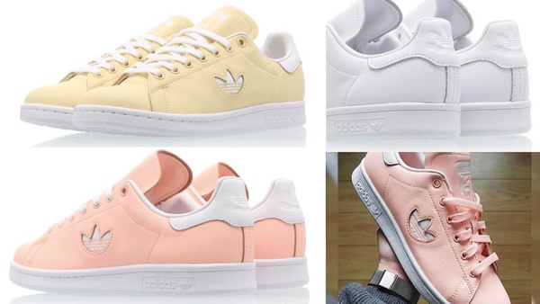 Adidas最新「奶油白」球鞋超燒！Stan Smith換上三葉草LOGO更可愛了~