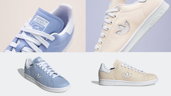 Adidas最新「奶油白」球鞋超燒！Stan Smith換上三葉草LOGO更可愛了~