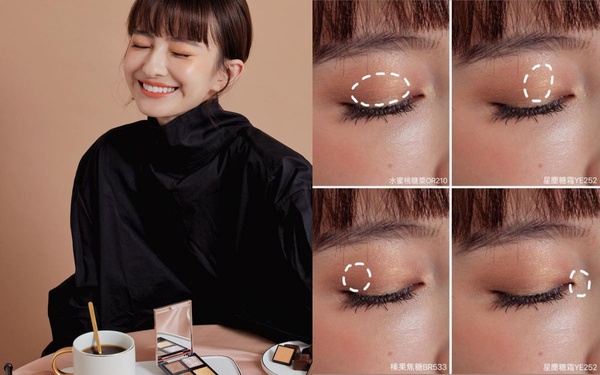 maquillagetw 心機彩粧 心機彩粧xvacanza首度限量聯名 熱戀甜美心機禮盒 熱戀巧克力拼色眼影 挑戰0廢色