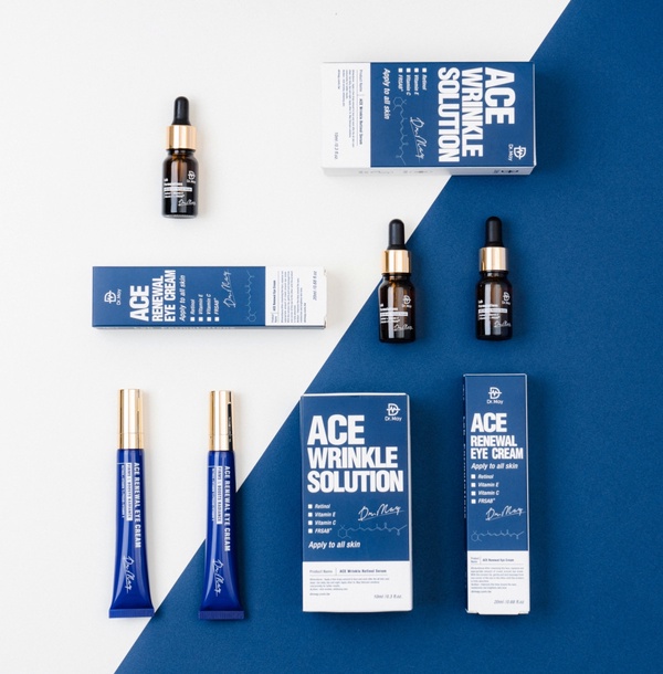 藍熨斗眼霜 ACE撫紋眼霜 ACE博士A醇精華 A醇眼霜推薦 DrMay 美博士