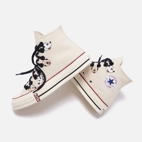 給你滿滿的米奇！Kith x Disney x Converse三方聯名登場，各畫風米奇一次擁有！