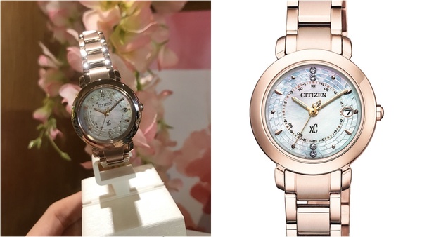 CITIZEN「櫻花粉金錶」夢幻上市，加真鑽超耀眼！加碼迪士尼公主聯名錶，夢幻控必收！