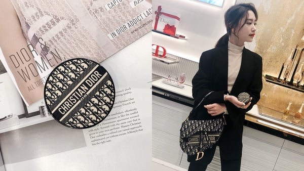 美哭！DIOR推出復古「老花氣墊」！經典DIOR老花刺繡搭配奶油光粉底，必須手刀搶！