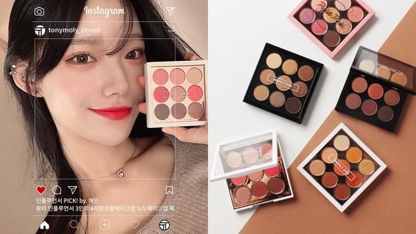 韓國話題款九宮格眼影！innisfree、COLOUR POP根本零廢色，ETUDE HOUSE楓葉盤台灣也買得到