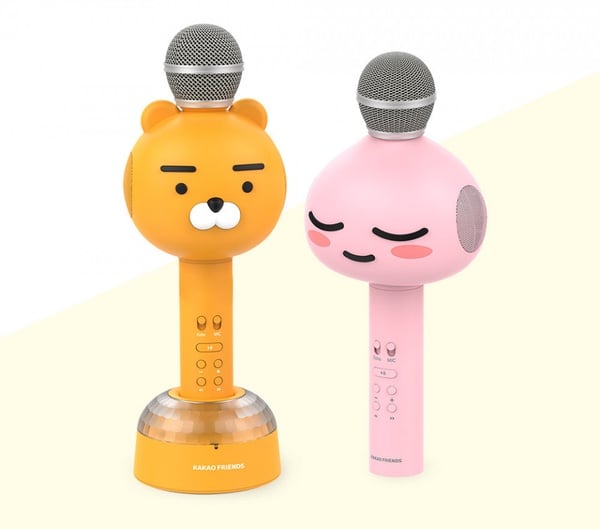 出遊唱歌必備！Kakao Friends推出「藍牙麥克風」，超萌萊恩大頭造型麥克風絕對要收藏！