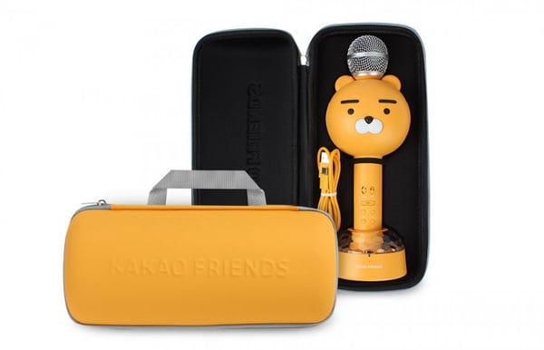 出遊唱歌必備！Kakao Friends推出「藍牙麥克風」，超萌萊恩大頭造型麥克風絕對要收藏！