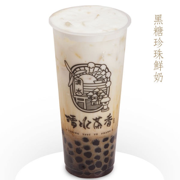 IG熱門手搖飲台中老店「清水茶香」推出新品「流心奶黃啵啵奶」，流心奶黃醬還有Q彈珍珠讓人喝一口就欲罷不能！