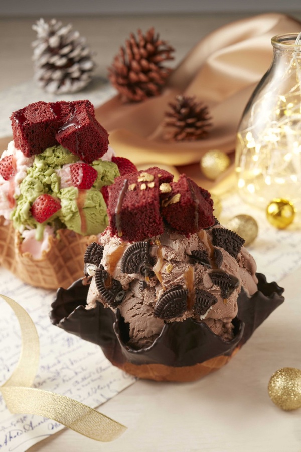 巧克力控吃起來！COLD STONE推新品加了Hershey’s的「巧克金聖誕」，還有「聖誕紅寶石」給你滿滿驚喜美味！