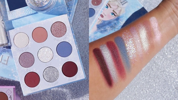 Colourpop X《冰雪奇緣2》推聯名彩妝！絕美Elsa冰雪眼影盤、Anna奶茶色唇釉必搶！