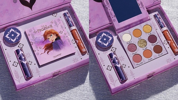 Colourpop X《冰雪奇緣2》推聯名彩妝！絕美Elsa冰雪眼影盤、Anna奶茶色唇釉必搶！