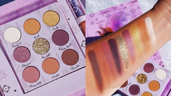 Colourpop X《冰雪奇緣2》推聯名彩妝！絕美Elsa冰雪眼影盤、Anna奶茶色唇釉必搶！