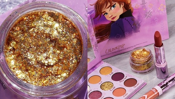 Colourpop X《冰雪奇緣2》推聯名彩妝！絕美Elsa冰雪眼影盤、Anna奶茶色唇釉必搶！