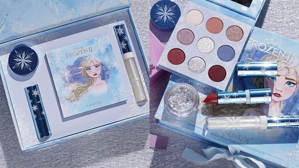 Colourpop X《冰雪奇緣2》推聯名彩妝！絕美Elsa冰雪眼影盤、Anna奶茶色唇釉必搶！
