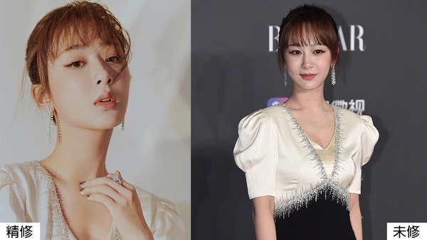 趙麗穎、劉詩詩同場比美！12女星紅毯造型精修vs未修，楊紫被嫌老氣，林允胖到讓人驚訝