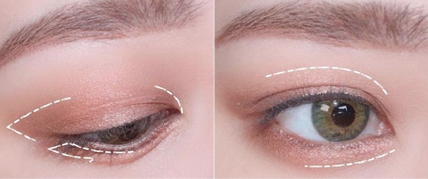 單眼皮、腫泡眼必備萬能「消腫眼妝」教學！霧面色助消腫，關鍵一步眼睛10倍放大！