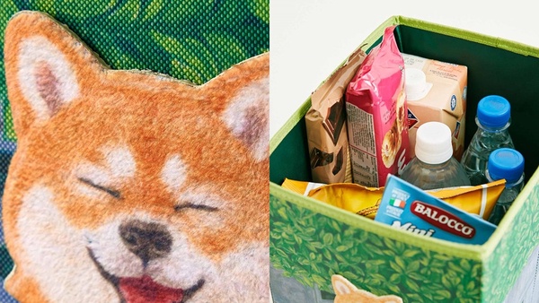狗奴必收！超萌「燦笑柯基」vs.「鑽洞柴犬」置物籃，用笑容每天融化你的心