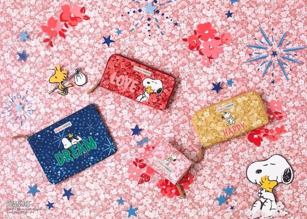 Cath Kidston X Peanuts 史努比聖誕聯名系列，史努比托特包、側背包閃亮登場！