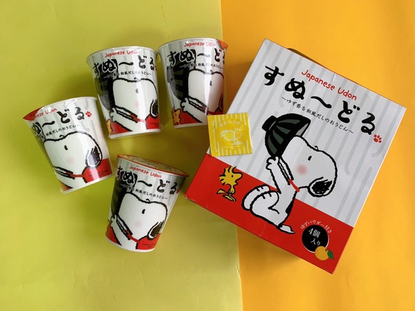 日本環球影城限定史努比泡麵~到環球影城必買伴手禮就是它了！還吃得到史努比魚板喔~