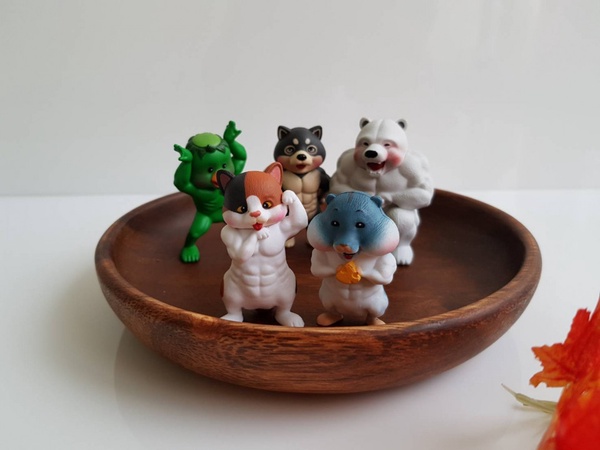 童顏搭配肌肉！夥伴玩具「最強筋肉傳說」，大肌肌的童顏柴犬，認真怪得很可以