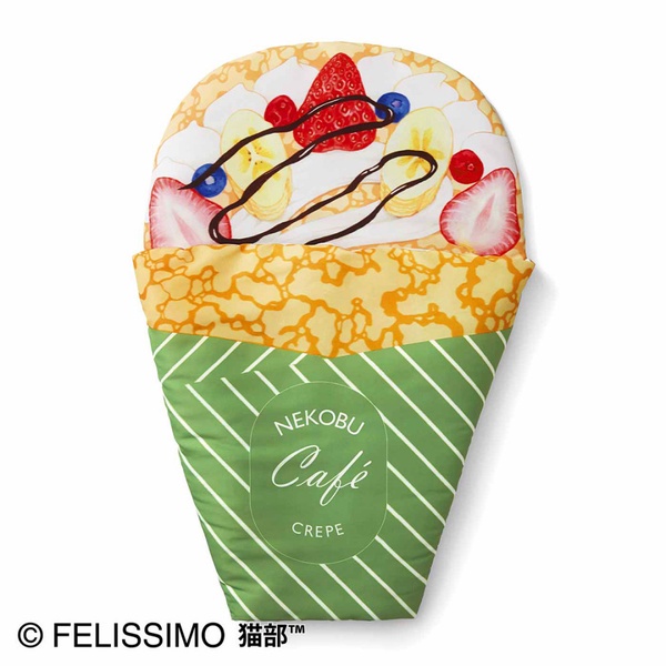 「喵喵口味的可麗餅」！felissimo推出貓咪可麗餅睡袋，喵星人一鑽入就不想出來啦！