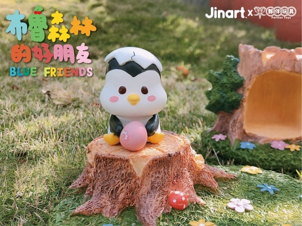 IG療癒系「布魯森林的好朋友」變成扭蛋了！聯名夥伴玩具，一口氣推出6種可愛角色