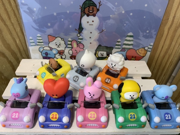 BT21 x 全家便利商店集點第二波！首次推BT21公仔迴力車，BT21粉絲一定要整套收！
