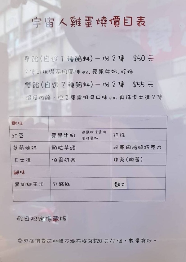IG超夯的高雄「宇宙人雞蛋燒」！超可愛的太空人造型，滿滿的內餡認真必吃