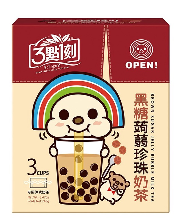 三點一刻推出可以沖泡的珍珠奶茶！加碼牛軋餅、QQ球等，3種珍珠奶茶系列甜點都在7-11