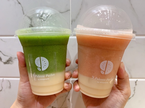 日本九州屋海外首店「9 Palette Parlor」草莓季登場，還有整顆哈密瓜霜淇淋必吃！