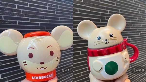 星巴克「鼠年限定」造型杯登場！2020超萌鼠鼠馬克杯、絨毛保溫瓶必收藏！