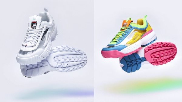 FILA「半透明老爹鞋」全台開賣!韓妞SNS狂洗版的FILA透明老爹鞋,夢幻雪白配色美哭