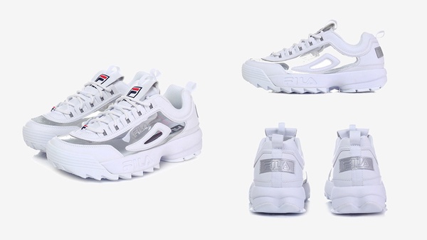 FILA「半透明老爹鞋」全台開賣!韓妞SNS狂洗版的FILA透明老爹鞋,夢幻雪白配色美哭