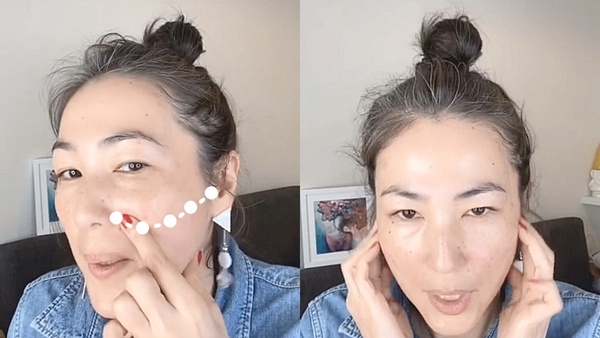 日本美容師3步驟「小臉按摩」技巧！3分鐘按壓消水腫、泡泡眼，臉部輪廓小一圈馬上有感
