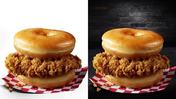 肯德基xKrispy Kreme推超狂跨界新品「美式甜甜圈咔啦雞腿堡」，限時限量快閃登場