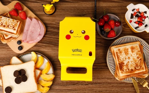 壓出滿滿的皮卡丘！麗克特「熱壓吐司機」推寶可夢限量版，輕鬆做出超萌皮卡丘熱壓吐司