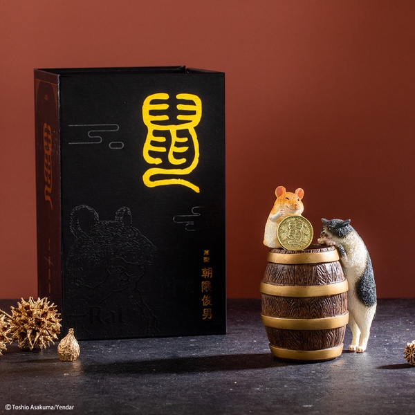 朝隈俊男Animal Life招財大貓系列！加碼超萌倉鼠存錢筒，全球限量300隻絕對必收～