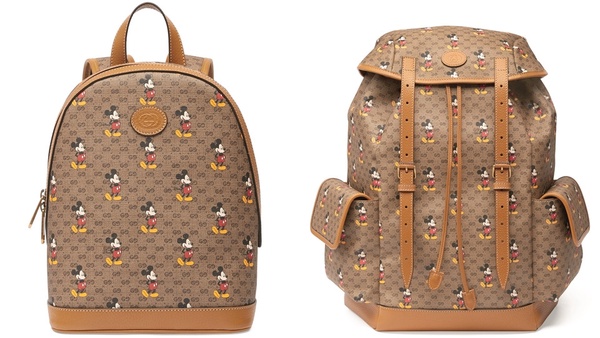 GUCCI 米奇系列超萌上市！經典GUCCI老花+米奇圖騰，水桶包、運動鞋、手機殼都要搶！