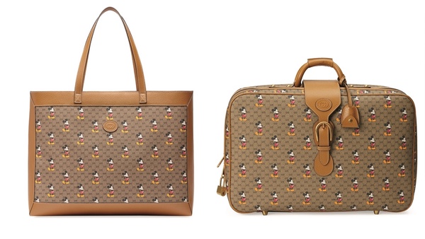 GUCCI 米奇系列超萌上市！經典GUCCI老花+米奇圖騰，水桶包、運動鞋、手機殼都要搶！