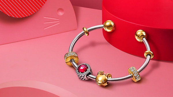 PANDORA「米奇米妮」新春系列上市，加碼18K金12生肖串飾，新年好運滾滾來！
