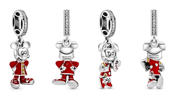 PANDORA「米奇米妮」新春系列上市，加碼18K金12生肖串飾，新年好運滾滾來！