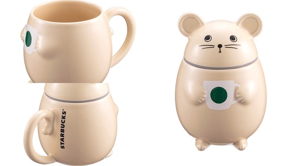 星巴克「鼠年限定杯」登場!超萌鼠鼠造型馬克杯、保溫瓶、不銹鋼杯,1/8準時開搶~
