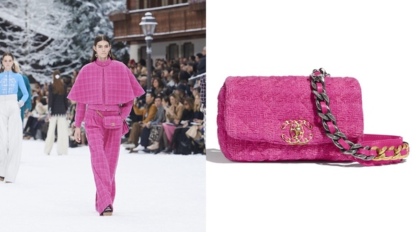 Chanel推出19系列粉紅新色、話題水壺包!絕美菱格紋、異色鏈條根本夢幻包款~