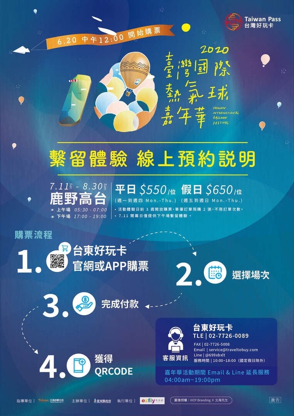 台東「熱氣球嘉年華」，2020年的活動時間終於出爐啦！圖片來源：IG@sunnyyni