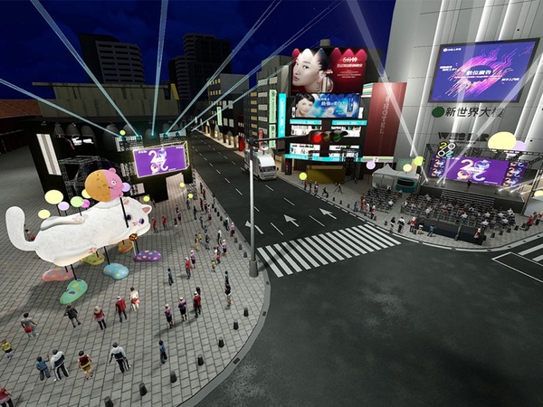 2020台北燈節時間出來囉！南港、西門雙展區，9尺高白色貓咪的粉嫩肉球，貓奴必拍