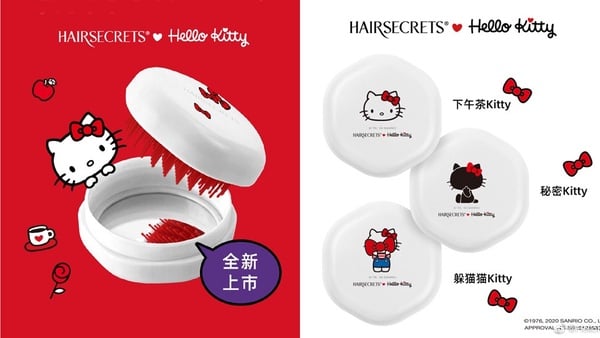 HAIR SECRETS推超可愛Hello Kitty「髮香梳」！多款Kitty萌翻天，一梳有漂亮小姐姐香味