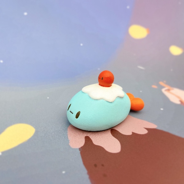 外星人原來長得像炸蝦！來自遙遠的星系「宇宙炸蝦」，ㄎㄧㄤ爆的扭蛋人設真的超可愛