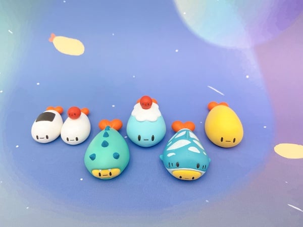 外星人原來長得像炸蝦！來自遙遠的星系「宇宙炸蝦」，ㄎㄧㄤ爆的扭蛋人設真的超可愛